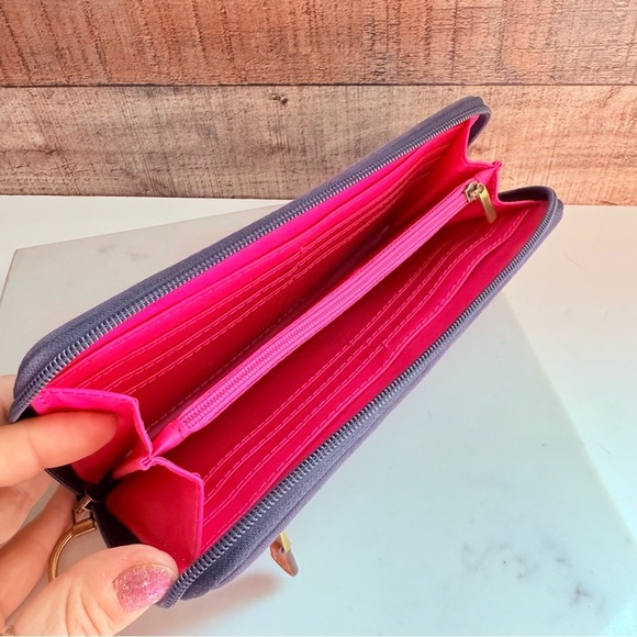 Fossil KeyPer Owl Large Zip Around Wallet - Picture 7 of 11